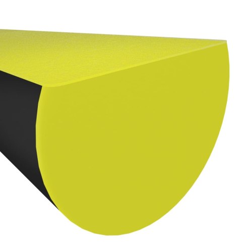 Ochraniacze na narożnik, 2 szt., żółto-czarne, 4x3x100 cm, PU Ochraniacze na narożnik, 2 szt., żółto-czarne, 4x3x100 cm, PU