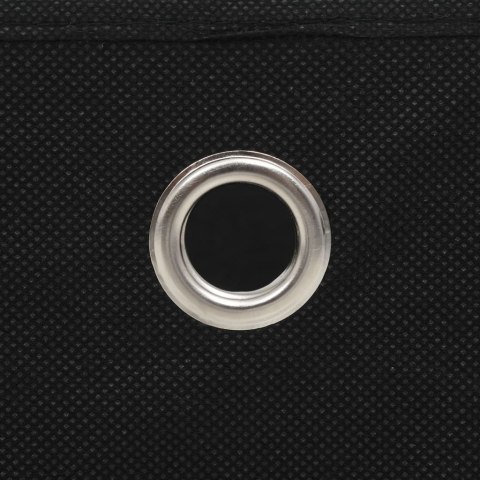 Pudła do przechowywania z włókniny, 10 szt., 32x32x32 cm, czarne