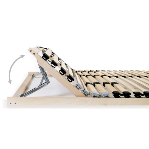 Stelaż do łóżka z 28 listwami, 7 stref, 90 x 200 cm