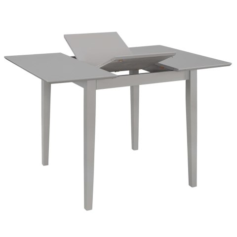 Rozsuwany stół jadalniany, szary, (80-120) x 80 x 74 cm, MDF Rozsuwany stół jadalniany, szary, (80-120) x 80 x 74 cm, MDF