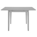 Rozsuwany stół jadalniany, szary, (80-120) x 80 x 74 cm, MDF