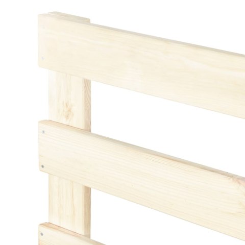 Rama łóżka z palet, lite drewno sosnowe, 90 x 200 cm