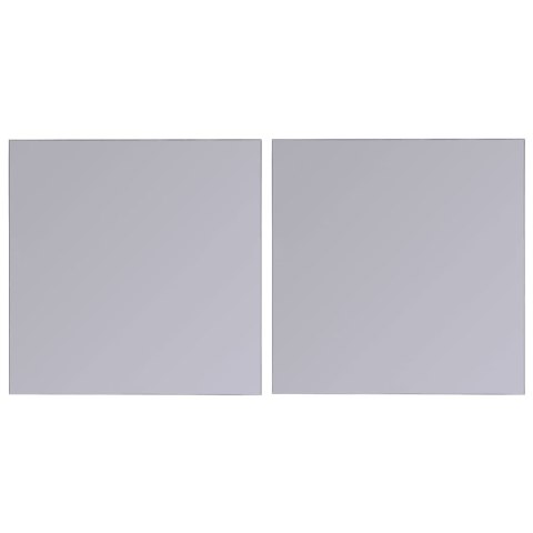 Bezramkowe płytki lustrzane, szklane, 16 szt., 20,5 cm Bezramkowe płytki lustrzane, szklane, 16 szt., 20,5 cm