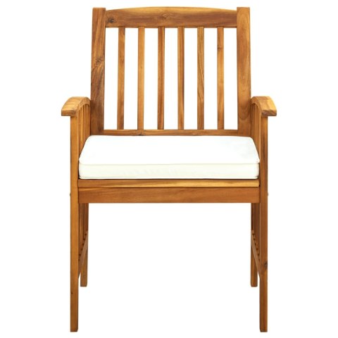 7-cz. zestaw mebli ogrodowych z poduszkami, drewno akacjowe