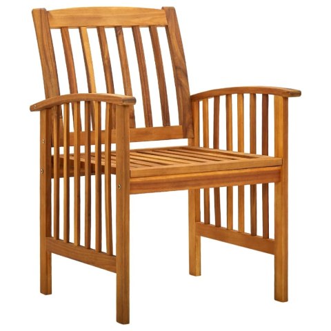 7-cz. zestaw mebli ogrodowych z poduszkami, drewno akacjowe