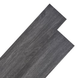 Panele podłogowe z PVC, 4,46 m², 3 mm, czarne, bez kleju