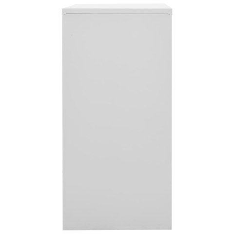 Szafki zamykane, 2 szt., jasnoszaro-niebieskie, 90x45x92,5 cm