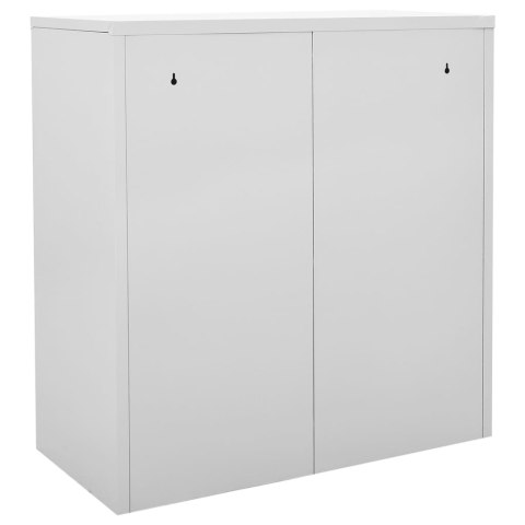 Szafki zamykane, 5 szt., jasnoszaro-czerwone, 90x45x92,5 cm Szafki zamykane, 5 szt., jasnoszaro-czerwone, 90x45x92,5 cm
