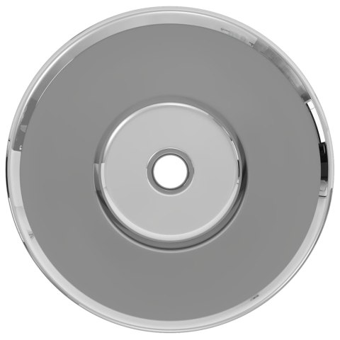 Umywalka, 42 x 14 cm, ceramiczna, srebrna