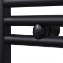 Grzejnik łazienkowy, wygięty 480 x 480 mm, czarny