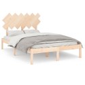 Rama łóżka, 120x200 cm, lite drewno
