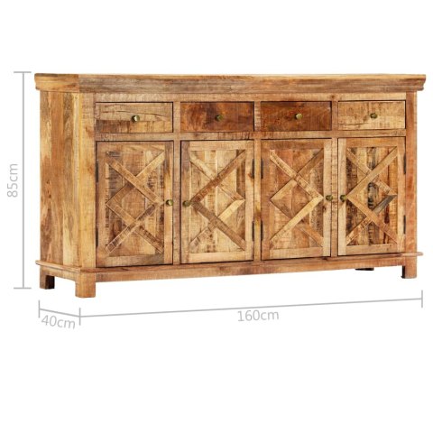 Szafka z 4 szufladami, 160x40x85 cm, lite drewno mango Szafka z 4 szufladami, 160x40x85 cm, lite drewno mango