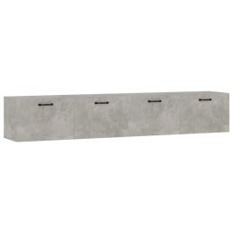 Szafki wiszące, 2 szt., szarość betonu, 100x36,5x35 cm