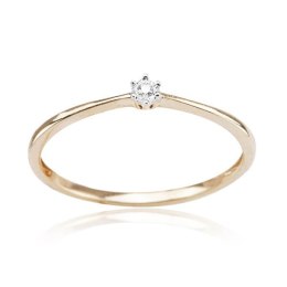 Złoty pierścionek PXD5829 - Diament