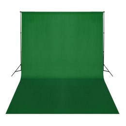 Zielone tło fotograficzne, bawełna, 500 x 300 cm, chroma key