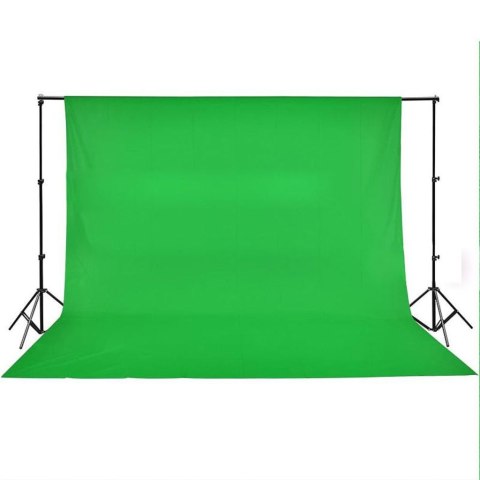 Zielone tło fotograficzne, bawełna, 500 x 300 cm, chroma key