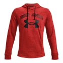 Bluza z kapturem Męska Under Armour Rival Terry Czerwony - M