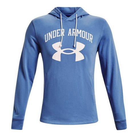 Bluza z kapturem Męska Under Armour Rival Terry Indygo - M