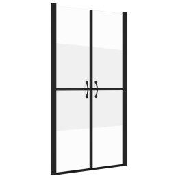 Drzwi prysznicowe, szkło częściowo mrożone, ESG, (93-96)x190 cm