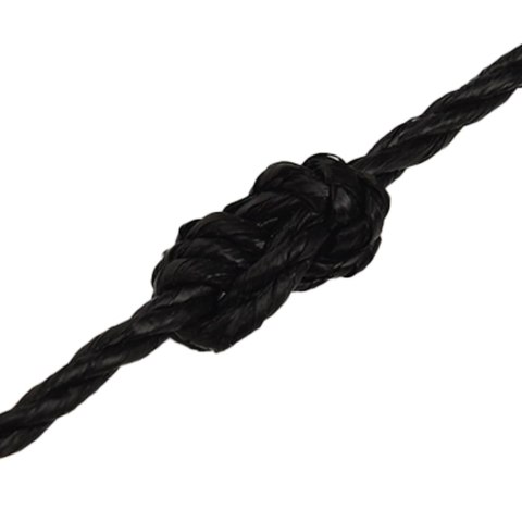 Linka robocza, czarna, 8 mm, 250 m, polipropylen Linka robocza, czarna, 8 mm, 250 m, polipropylen
