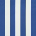 Markiza zwijana, 400 x 150 cm, biało-niebieska