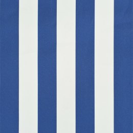 Markiza zwijana, 400 x 150 cm, biało-niebieska