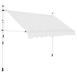 Markiza zwijana ręcznie, 300 cm, kremowa