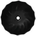 Umywalka, 46 x 17 cm, ceramiczna, czarna