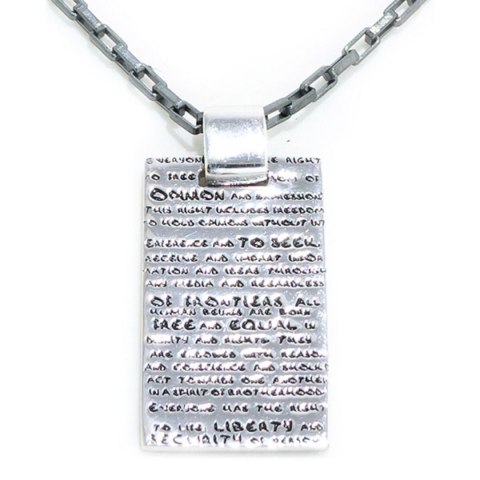 Wisiorek Męski Demaria DMHRC002 45 cm - Srebrzysty