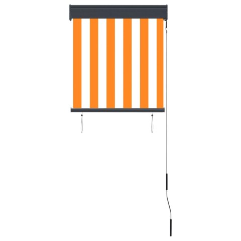 Roleta zewnętrzna, 60x250 cm, biało-pomarańczowa Roleta zewnętrzna, 60x250 cm, biało-pomarańczowa