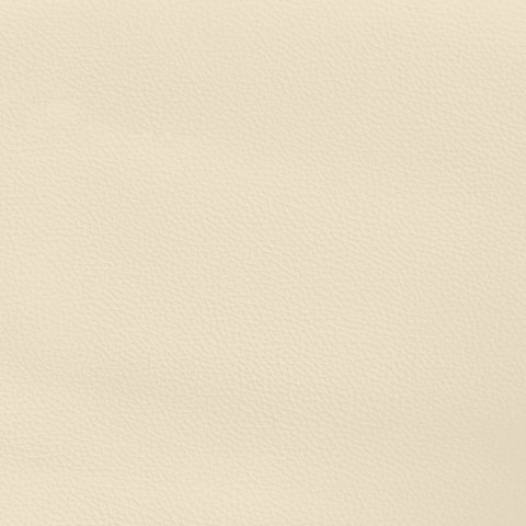 Materac kieszeniowy, kremowy, 100x200x20 cm, sztuczna skóra