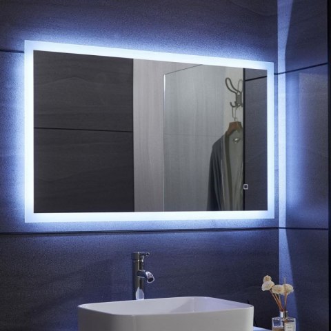 Aquamarin Lustro łazienkowe z oświetleniem LED 20W, 50x70cm Aquamarin Lustro łazienkowe z oświetleniem LED 20W, 50x70cm