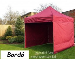 Namiot ogrodowy PROFI STEEL 3 x 6 - bordowy