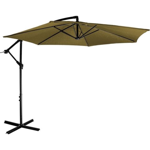 STILISTA Parasol ogrodowy, 330 x 249 cm, brązowy