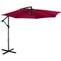 STILISTA Parasol z pokrowcem Ø 3 m, czerwony