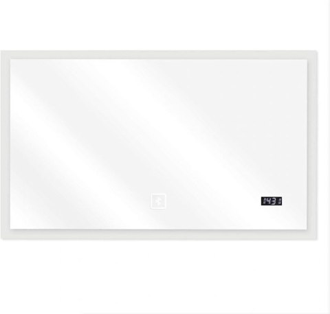 Aquamarin Lustro łazienkowe z oświetleniem LED, 100 x 60 cm Aquamarin Lustro łazienkowe z oświetleniem LED, 100 x 60 cm