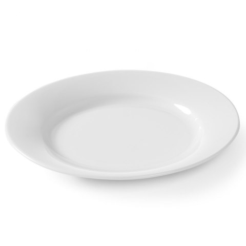 Talerz płytki OPTIMA biała porcelana śr. 210mm zestaw 12szt. - Hendi 770856