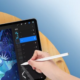 Rysik pen pojemnościowy stylus do iPad aktywny biały
