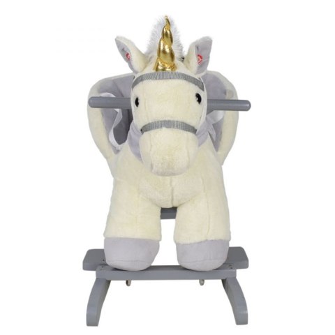 Pluszowy jednorożec na biegunach, 68 x 33 x 47 cm