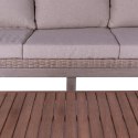 Kanapa ogrodowa Patsy 220 x 89 x 64,50 cm Drewno Rattan