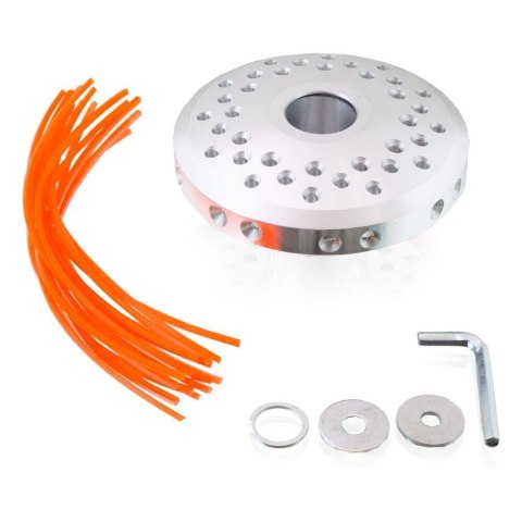 ALUMINIOWA GOWICA Z ŻYŁKĄ DO PODKASZARKI DO WYRYWANIA CHWASTÓW 140MM