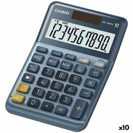Kalkulator Casio MS-100EM Niebieski (10 Sztuk)