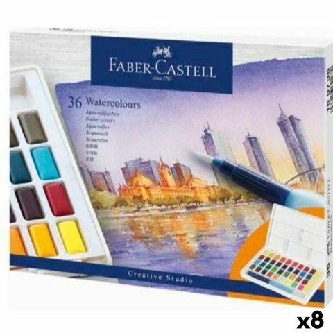 Zestaw Farb Akwarelowych Faber-Castell Creative Studio (8 Sztuk)
