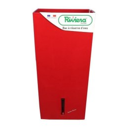 Samonawadniająca doniczka Riviera Eva New Plastikowy Kwadratowy Czerwony (37 x 37 x 68,5 cm)