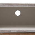 MebleTV COUNTRY 150 x 35 x 53,5 cm Naturalny Biały Drewno świerkowe Drewno MDF