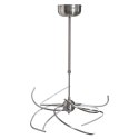 Lampa Sufitowa 60 x 60 x 120 cm Metal Srebro Nowoczesny