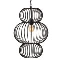 Lampa Sufitowa 34 x 34 x 51 cm Czarny Żelazo Ø 34 cm