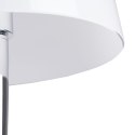 Lampa stołowa Biały Srebrzysty Metal Szkło Żelazo Hierro/Cristal 60 W 220 V 240 V 220 -240 V 28 x 28 x 56 cm