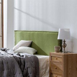 Zagłówek do łóżka 160 x 6 x 60 cm Tkanina syntetyczna Kolor Zielony