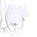 Lampa Sufitowa 53 x 53 x 112 cm Metal Biały Ø 15 cm Klasyczny